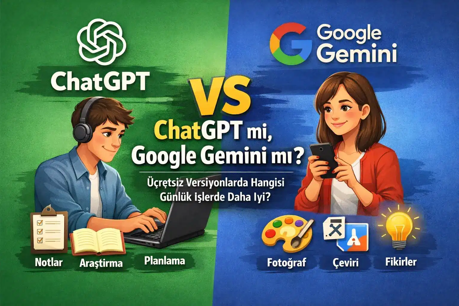 ChatGPT mi Google Gemini mı