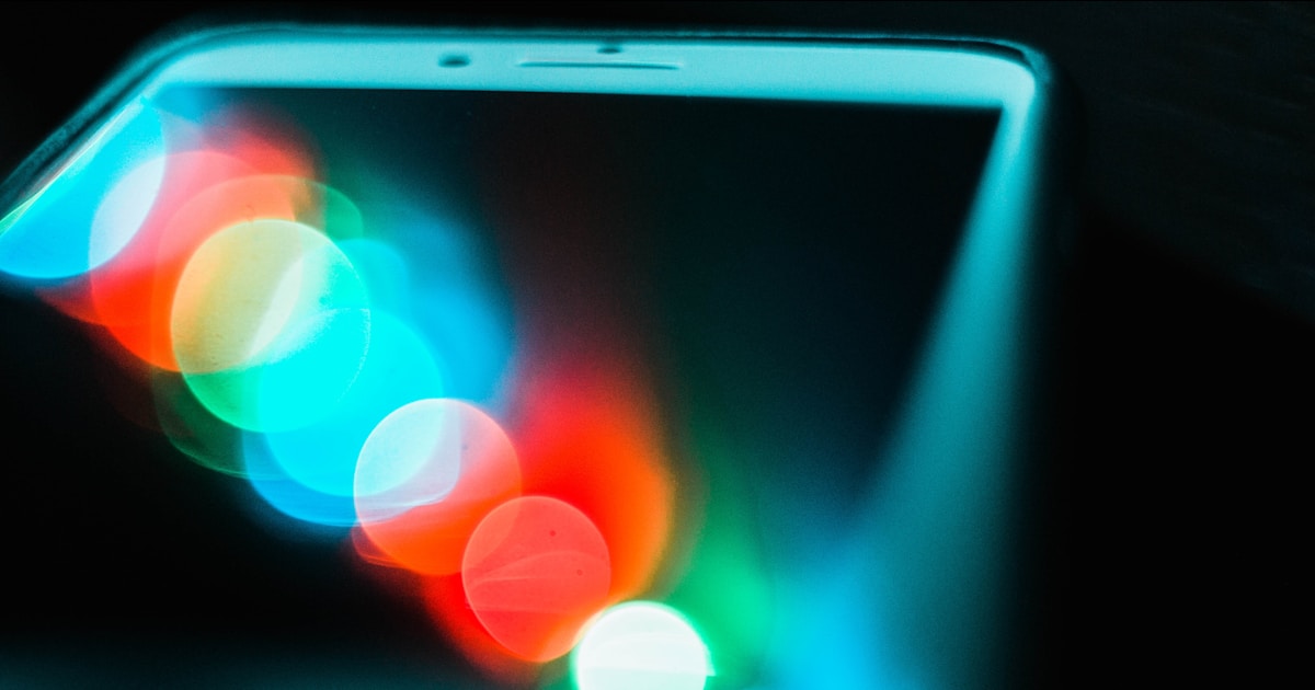 tablet ekrani gokkusagi efekti